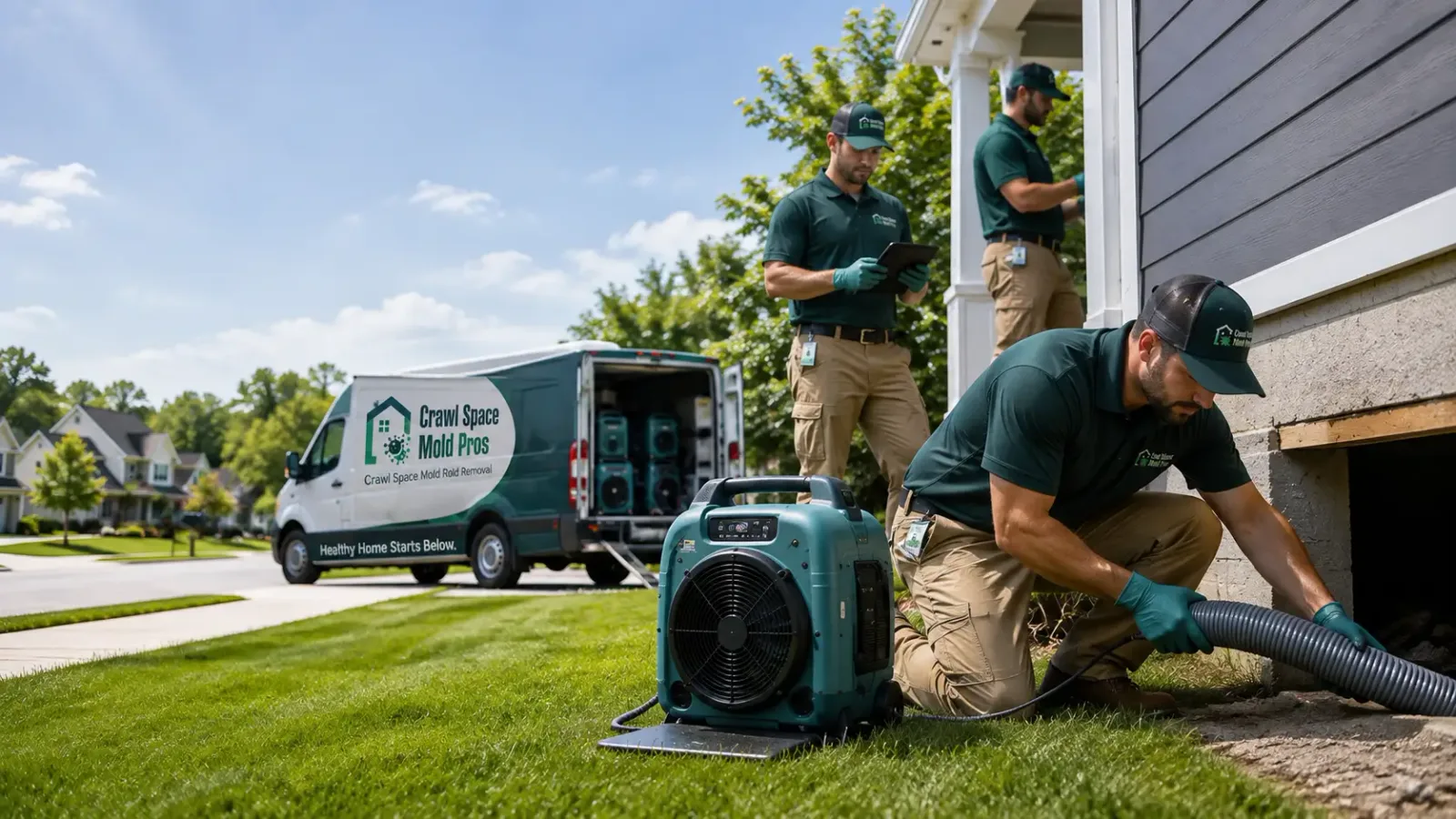Crawl Space Mold Removal in Riverside, IA